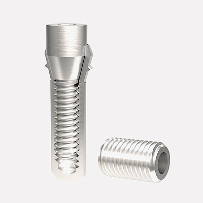 CM-hex screw system Vertical and transverse locking screw