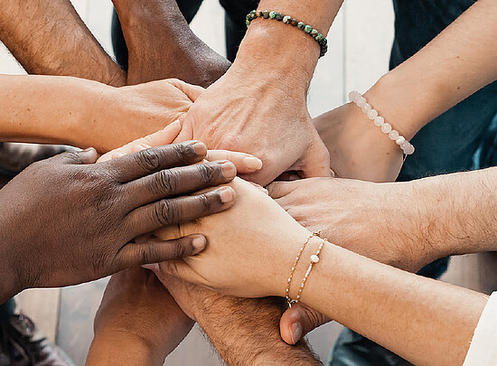 Group of employees multicultural