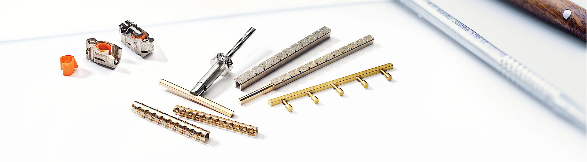 prosthetic.line - Traditional Attachments - Cendres+Métaux SA Product presentation of various design elements
